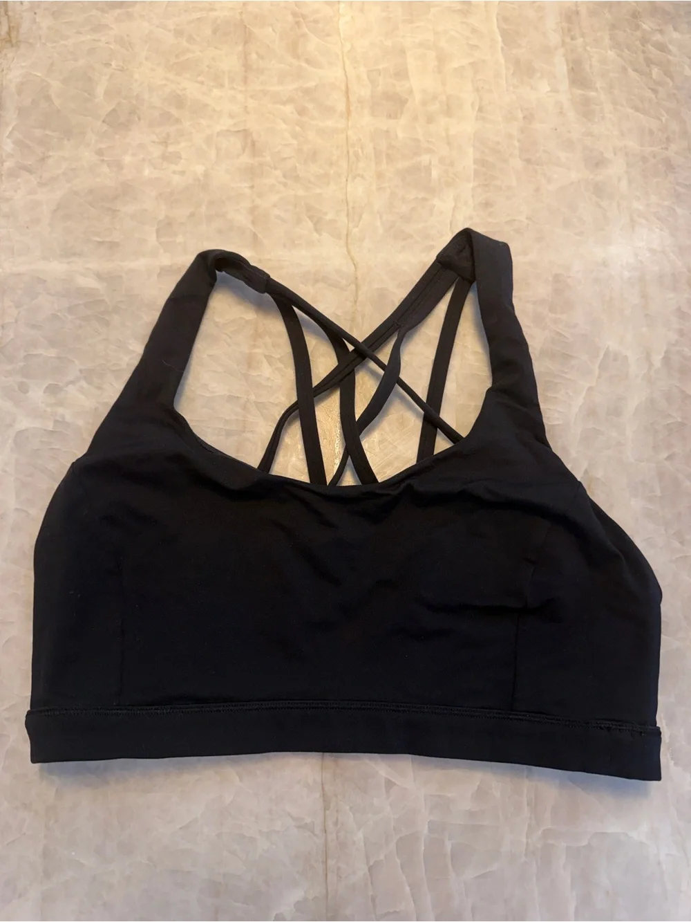 Lululemon Free To Be Serene Bra, black, size 8